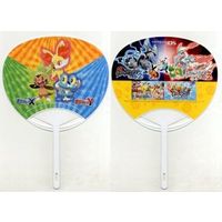 Paper fan - Pokémon / Chespin (Harimaron) & Fennekin (Fokko) & Froakie (Keromatsu)