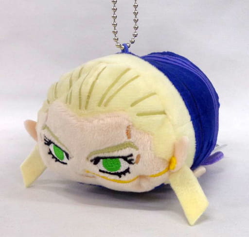 JOJO Potekoro Mascot Key chain Golden Wind Bean Plush stuffed toy  8cm Japan 