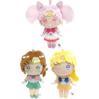 (Full Set) Plushie - Sailor Moon / Sailor Venus & Sailor Jupiter & Sailor Mini Moon (Sailor Chibi Moon)
