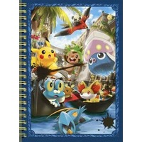 Notebook - Pokémon / Pikachu & Chespin (Harimaron) & Fennekin (Fokko) & Froakie (Keromatsu)