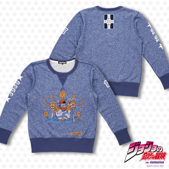 Sweatshirt - Jojo no Kimyou na Bouken / Jyoutarou & Star Platinum Size-M