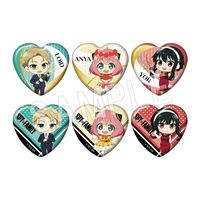 Trading Badge - Heart Badge - Jump Festa - SPY×FAMILY / Anya & Loid & Yor