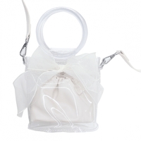 Ita-Bag Base - Shoulder Bag (ノンキャラオリジナル リボン付き痛ショルダーバッグ WH)