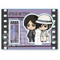 Acrylic stand - Petite Memo! - Attack on Titan / Eren & Mikasa