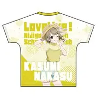 Nakasu Kasumi - T-shirts - Full Graphic T-shirt - NijiGaku Size-L