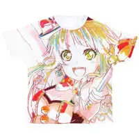 T-shirts - Ani-Art - Full Graphic T-shirt - BanG Dream! / Tsurumaki Kokoro Size-XL