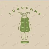 T-shirts - Yuru Camp / Inuyama Aoi & Caribou-kun Size-L