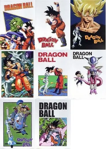 (Full Set) Art Board - Dragon Ball / Goku & Piccolo & Gohan & Frieza