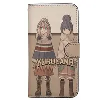 Smartphone Wallet Case - Yuru Camp / Shima Rin & Kagamihara Nadeshiko