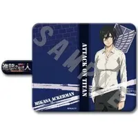 Smartphone Wallet Case for All Models - Attack on Titan / Mikasa Ackerman