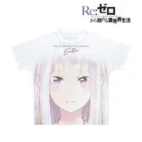 T-shirts - Ani-Art - Full Graphic T-shirt - Re:ZERO / Emilia Size-XXL