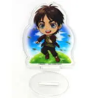 Acrylic stand - Kyun-Chara Illustrations - Attack on Titan / Eren Yeager