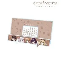 Stand Pop - Acrylic Art Plate - Acrylic stand - Perpetual Calendar - GochiUsa