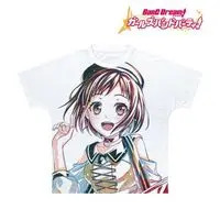 Hazawa Tsugumi - T-shirts - Ani-Art - Full Graphic T-shirt - BanG Dream! Size-XS